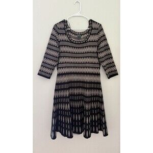 NWOT GABBY SKYE Dress Women Ladies XLarge - Black Taupe - Rayon